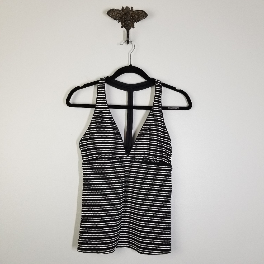 Athleta | Striped Racerback Tankini Swim Top